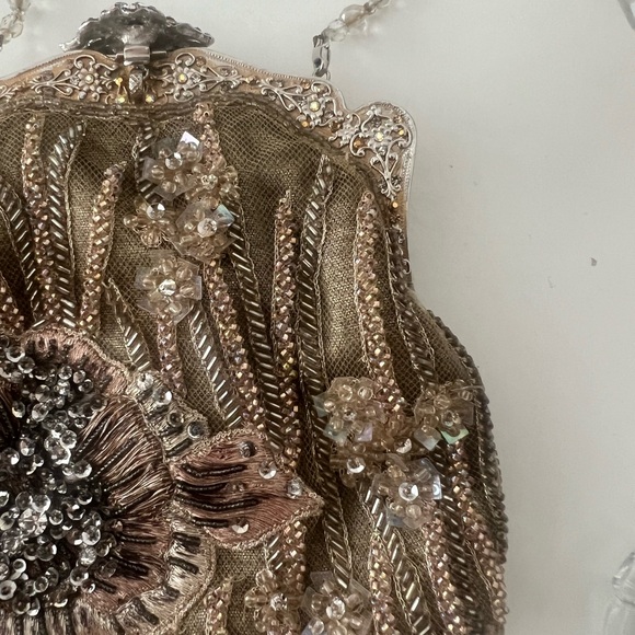 Larisa Barrera Cream Floral Evening Bag - Picture 9 of 13